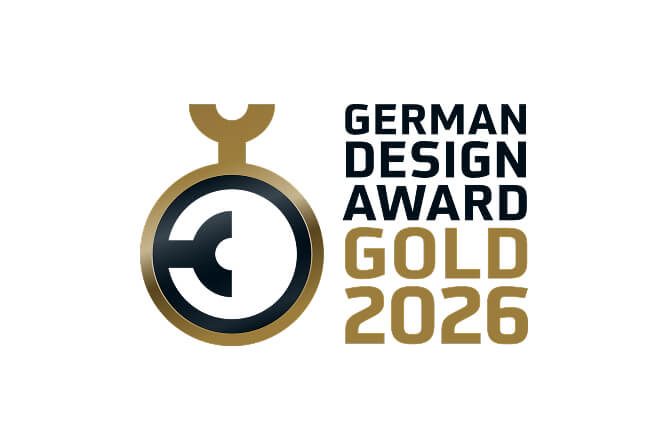 GERMAN DESIGN AWARD GOLD 2026